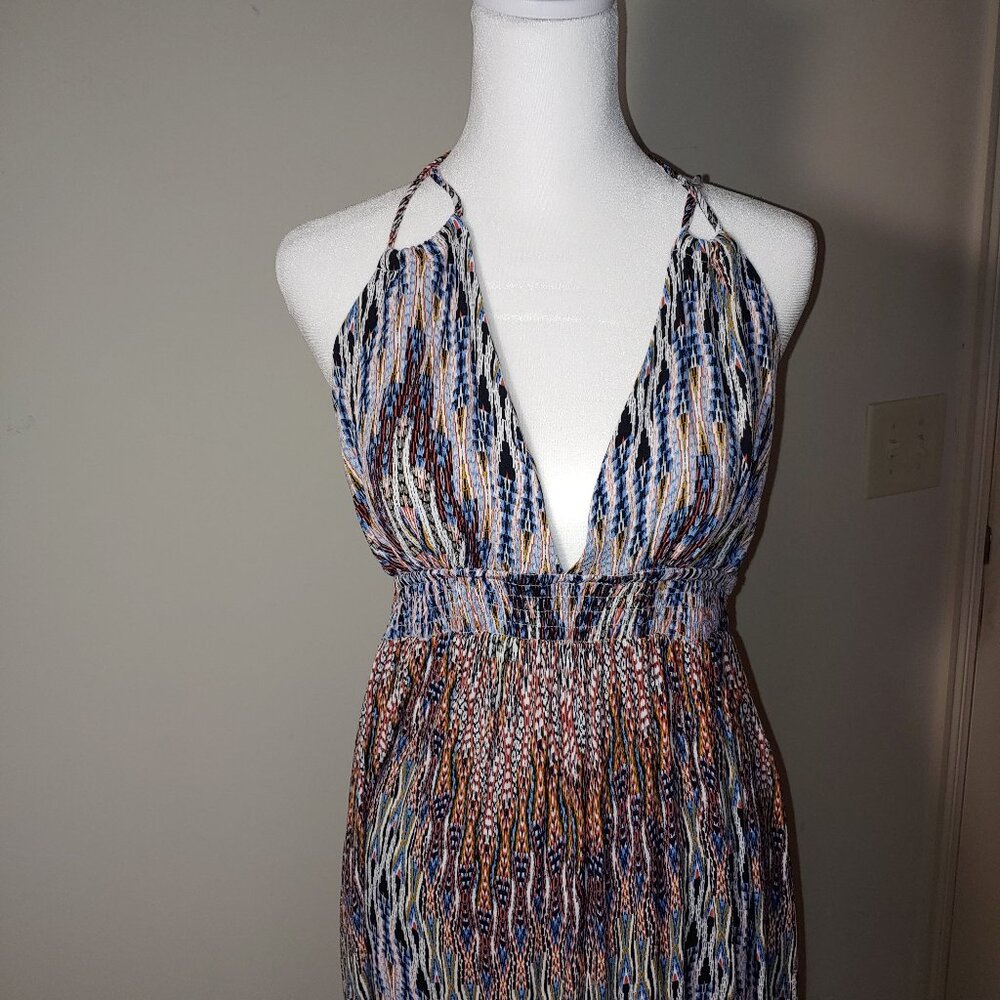 Cupshe Chevron Pattern Backless Midi Summer Dress… - image 6